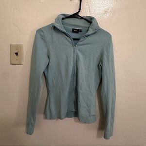 Blue Y2K Fitted Jacket